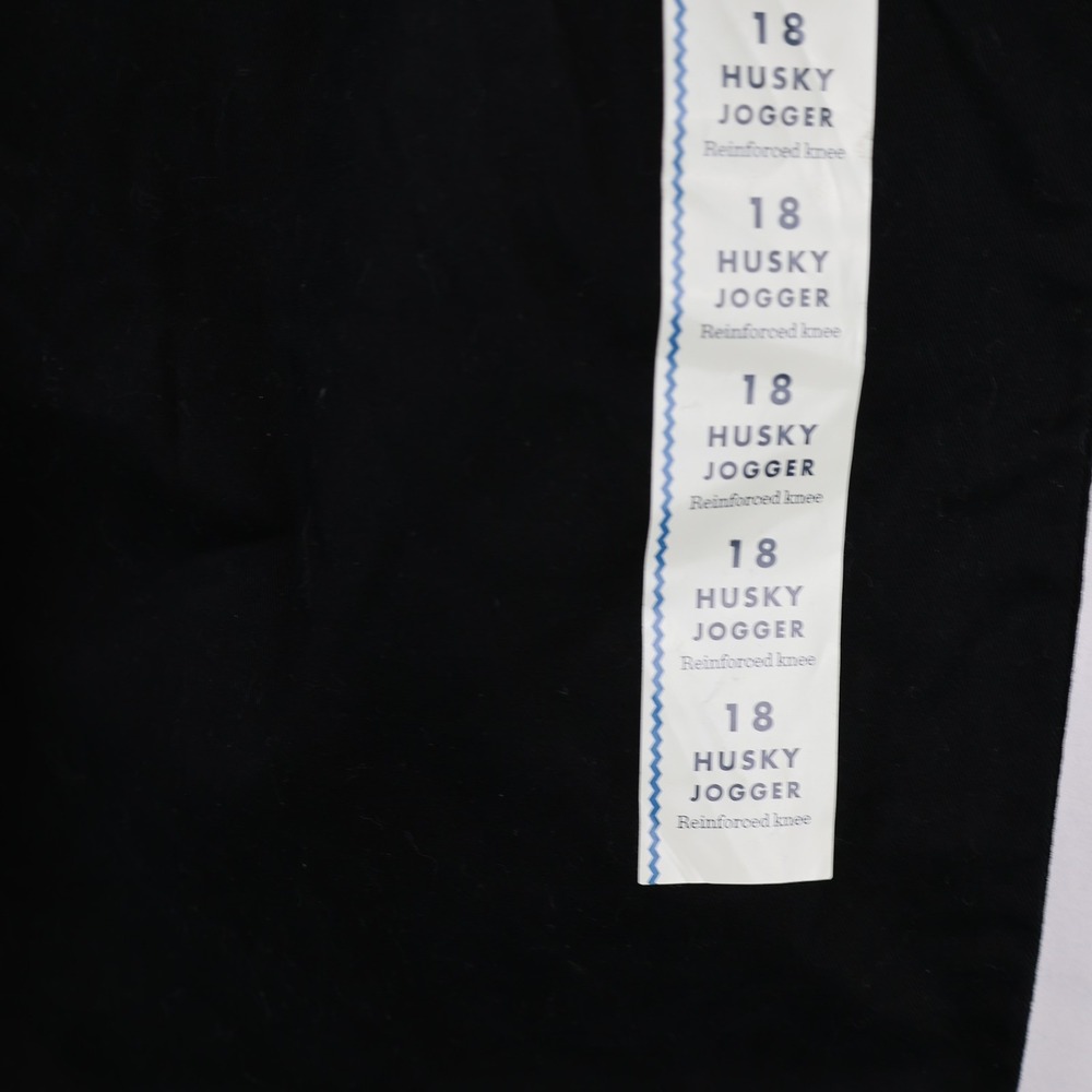 Cat & Jack Jogger Pants Boys 18 Husky Reinforced Knee Stretch Drawstring New - Picture 2 of 13